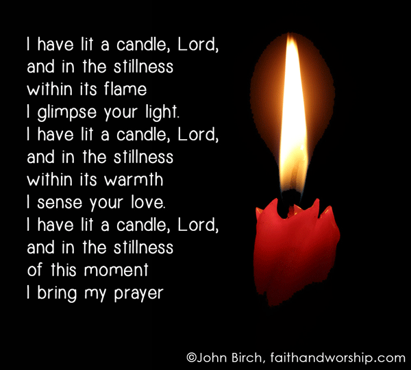 The votive or prayer candle